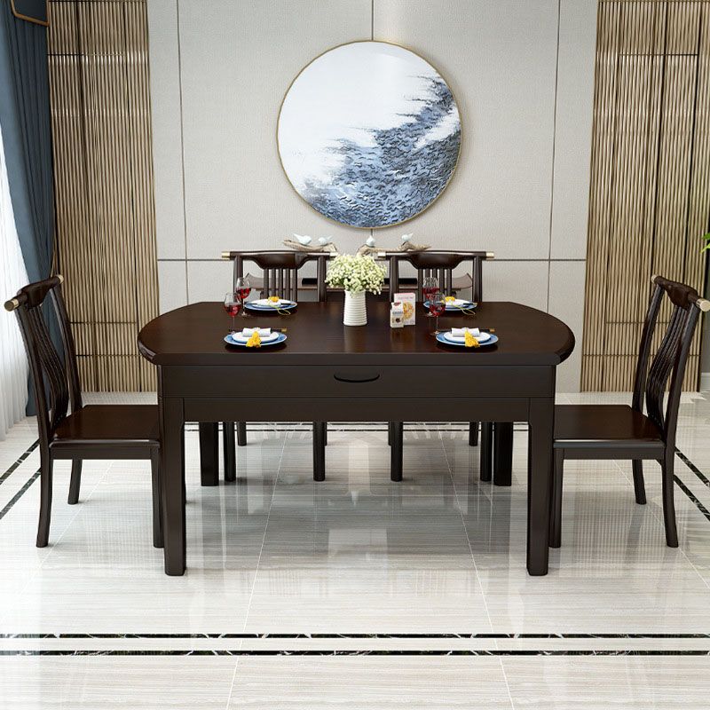 4 Legs Dining Furniture Extendable Dining Table for Dining Room