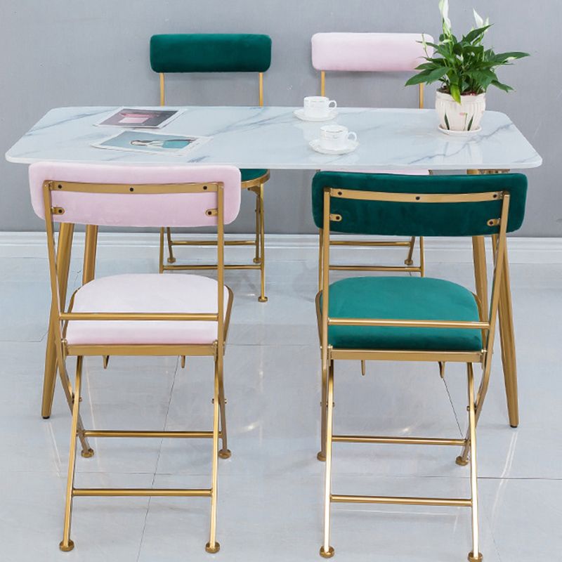 1/5 Pieces Nordic Dining Set Rectangle Stone Dining Table for Dining Room