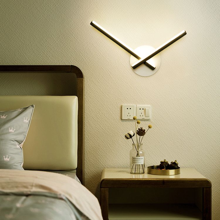 Lampade a sconde lineari in stile minimalista moderno lampade a parete in metallo