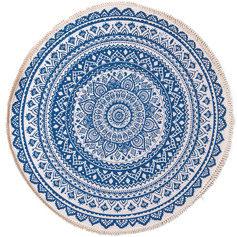 Tapis à imprimé tribal persan Tobin multi-couleurs Coton Intérieur Tapis de la zone résistante aux taches Easy Care Papier pour décoration