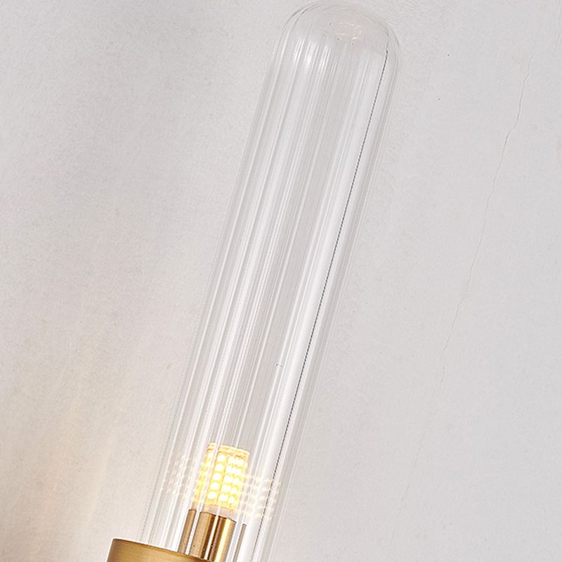 Glass Wall Lamp Industrial Wall Mounted Lighting for Living Room