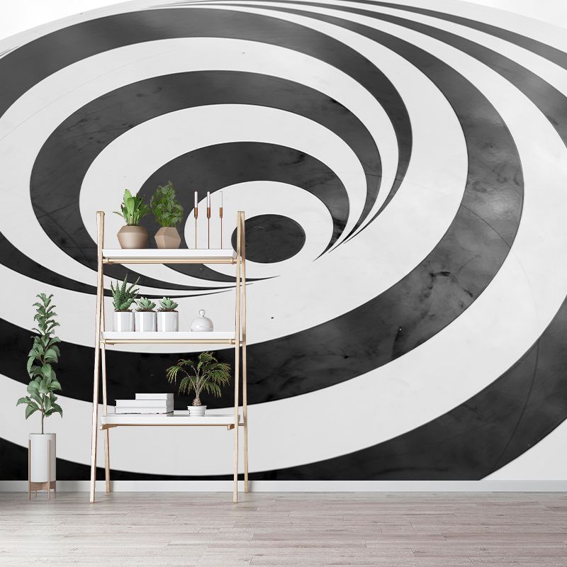 Abstract Contemporary Mural for Living Room Mildew Resistant Wall Covering