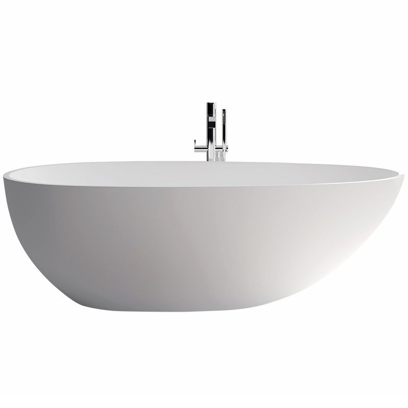 Stone Soaking Roll Top Bathtub Antique Finish Freestanding Bath Tub
