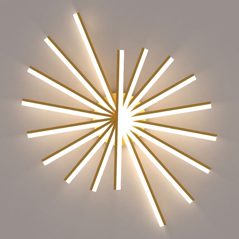 Sputnik Design LED Flush Mounted Ceiling Lights Simplicity Lighting Fixture for Bedroom