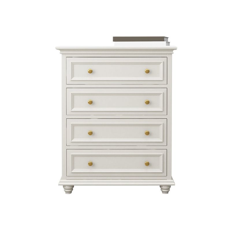 Solid Wood Storage Chest Dresser Classic Glam Chest with Drawers