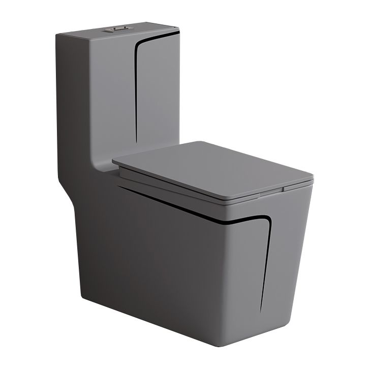 Traditional Floor Mount Toilet Bowl One-Piece Toilet with Slow Close Seat