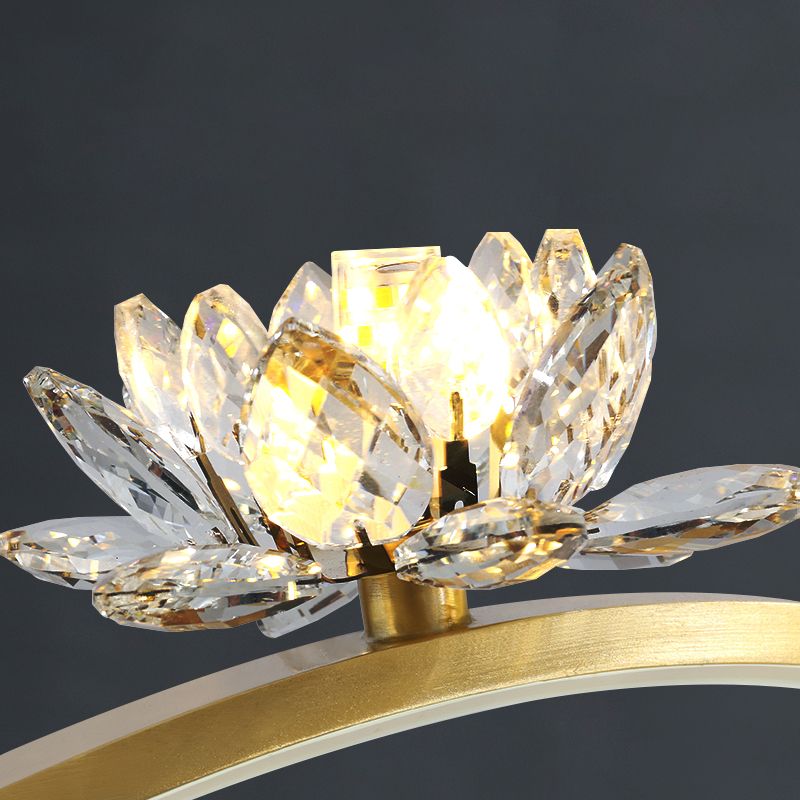 Luces colgantes colgantes de metal dorado lámparas colgantes lineales contemporáneas para comedor