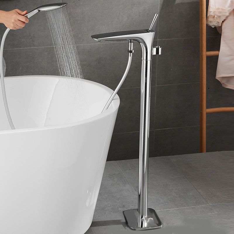 Modern Free-standing Faucet Bathtub Handheld Shower Head Faucet