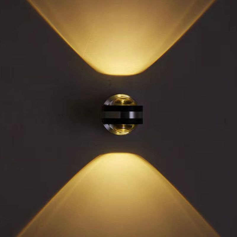 Contemporary Style Geometric Wall Lighting Metal 2 Lights Wall Sconces
