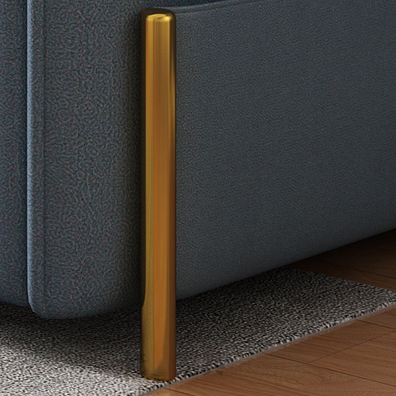 Pillow Included Convertible Sofa Armless Foldable Futon Sofa Bed with Storage