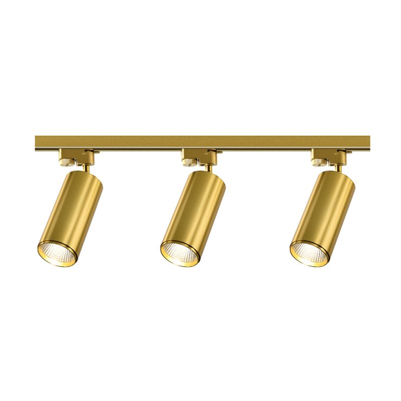Plafonnier LED sur Rail de forme cylindrique, montage encastré en aluminium, Style Simple et moderne, pour magasin de vêtements