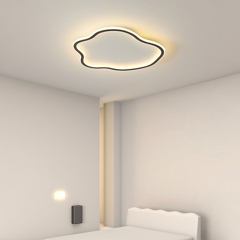 Géométrique 1 lumière LED encastré métal moderne encastré chambre à coucher lumière
