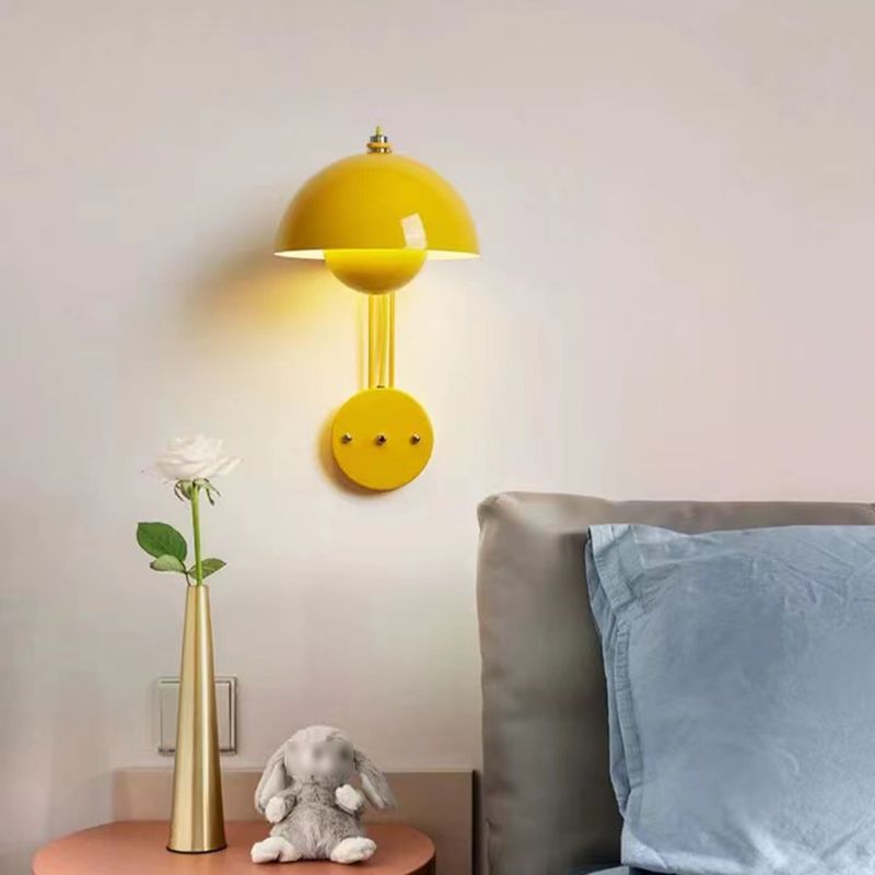 Macaron Style Wall Mount Light 1-Light Wall Lamp for Living Room