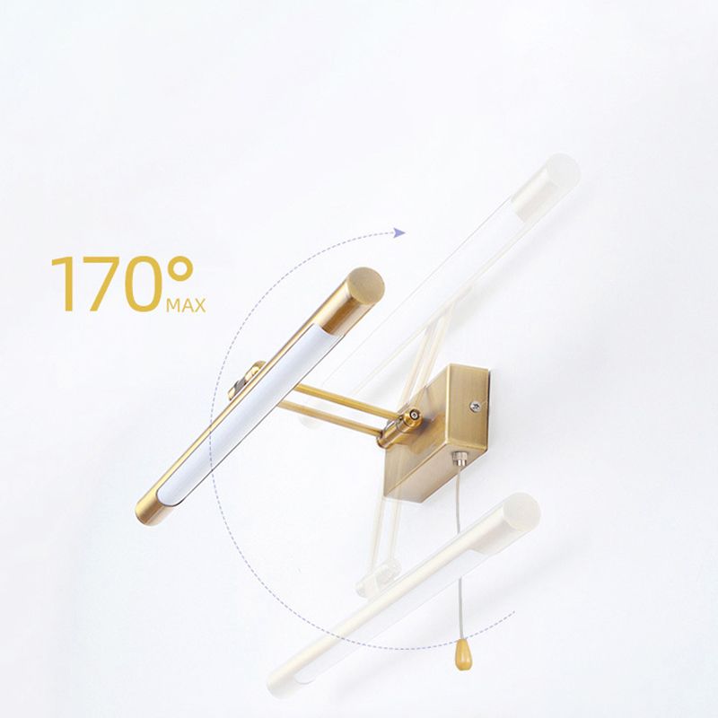 Black/Golden Vanity Lighting Modernism LED Bath Bar Light for Bathroom