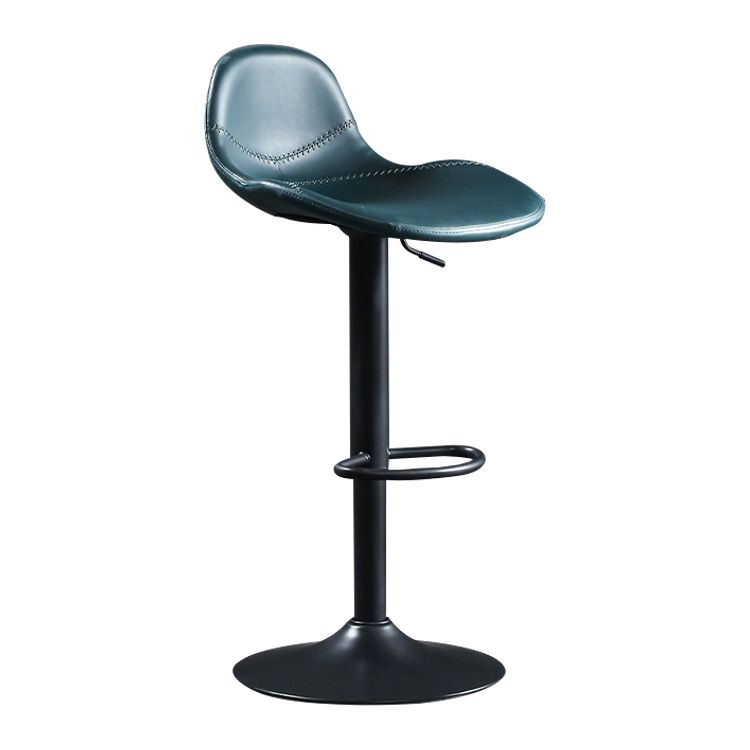 Indoor Adjustable Counter-height Stool with Swivel Leather Counter Bar Stool