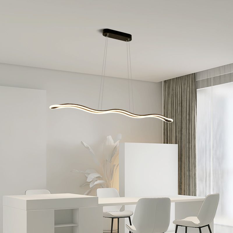 Nordische moderne LED hängende licht schmiedeeiserne Anhängerleuchte für Esszimmer