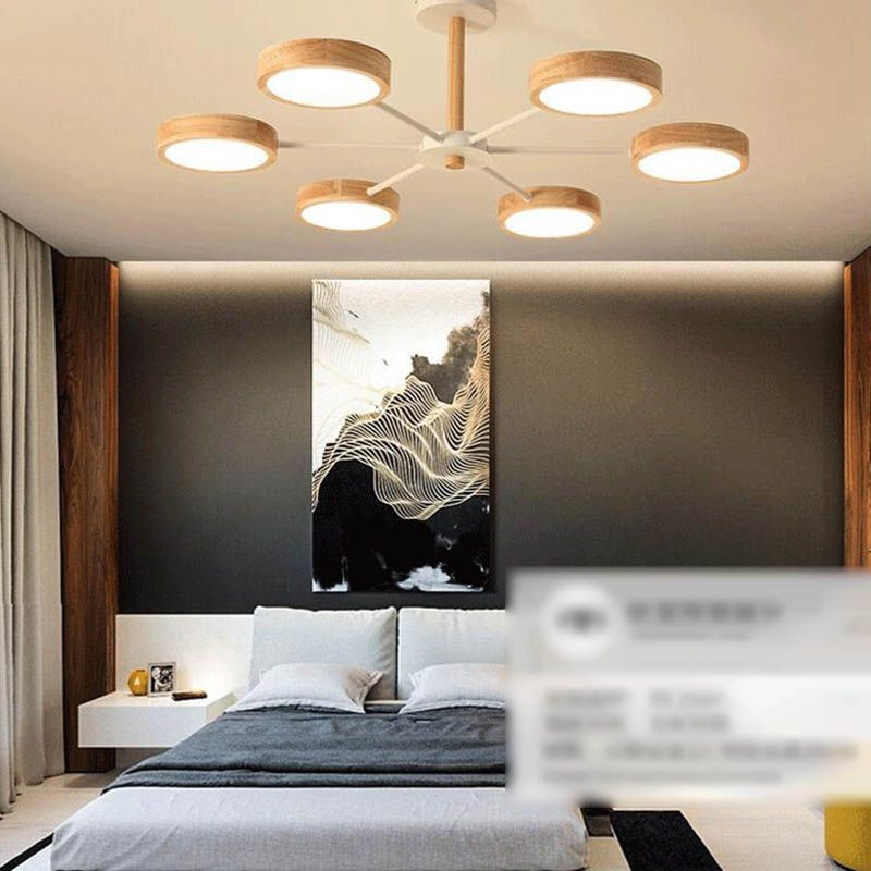 Lámparas de lámpara de lámpara de metal de forma de geometría de estilo contemporáneo