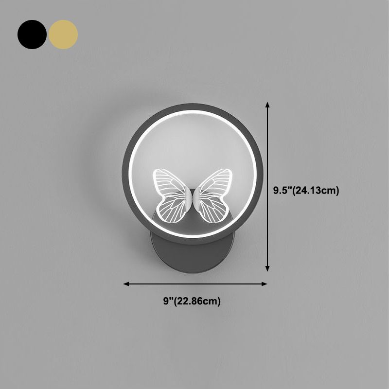 Metal Geometric Wall Mounted Lamps Modern Style 2 Lights Wall Lighting Fixtures