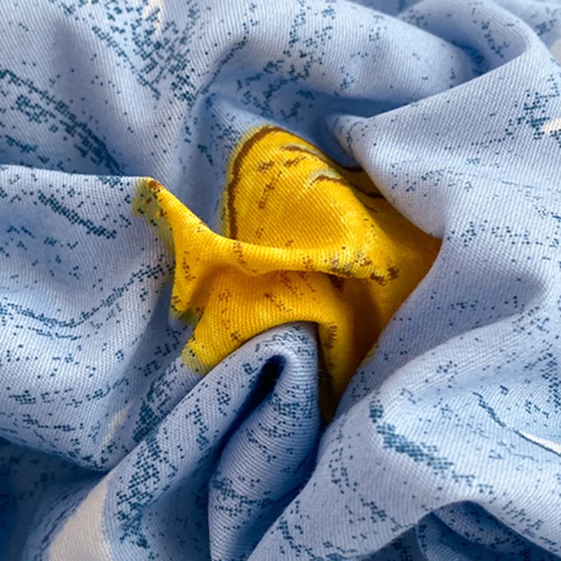 Cotton Bed Sheet Set Floral Modern Breathable Pillowcase For Bedroom