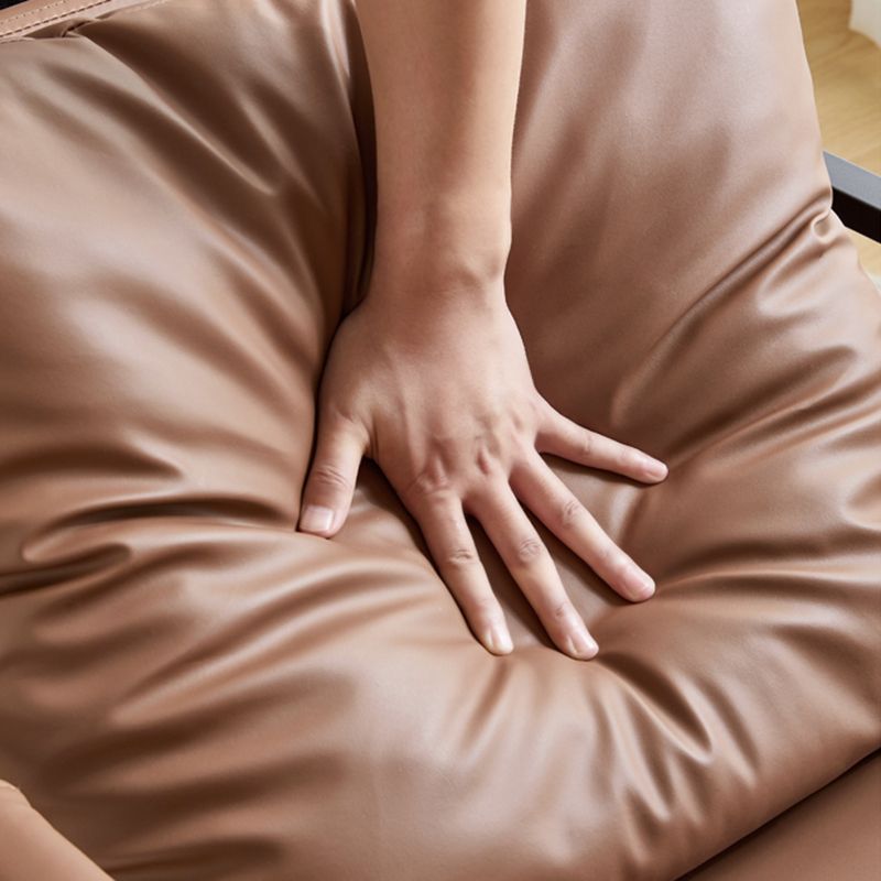 Faux Leather Chair 26.7" L x 28.3"W x 27.5"H Arms Included Chair for Living Room