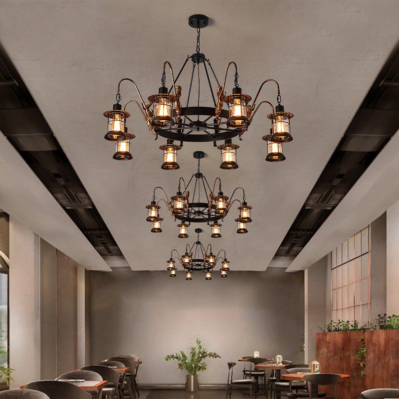 Éclairage pendentif en métal