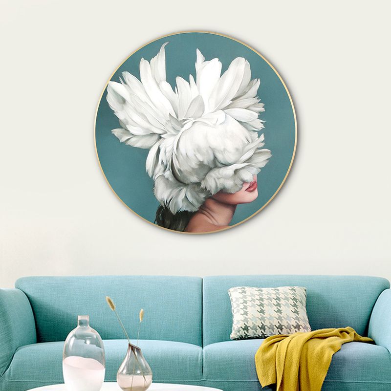 Chic Maiden Painting for Girls Bedroom in Pastel Color, Multiple Sizes Available