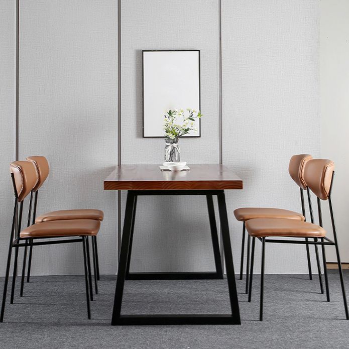 Industrial 1/2/3/5 Pieces Solid Wood Dining Set Dining Furniture Set /Separate Items