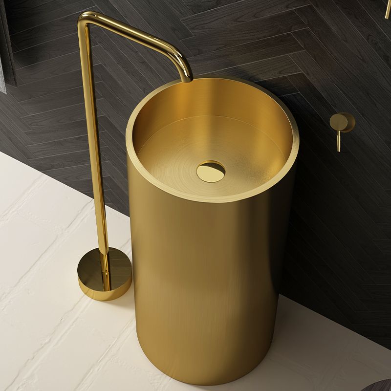 Floor Mounted All Bronze Freestanding Tub Filler Freestanding High Arc Tub Filler Trim