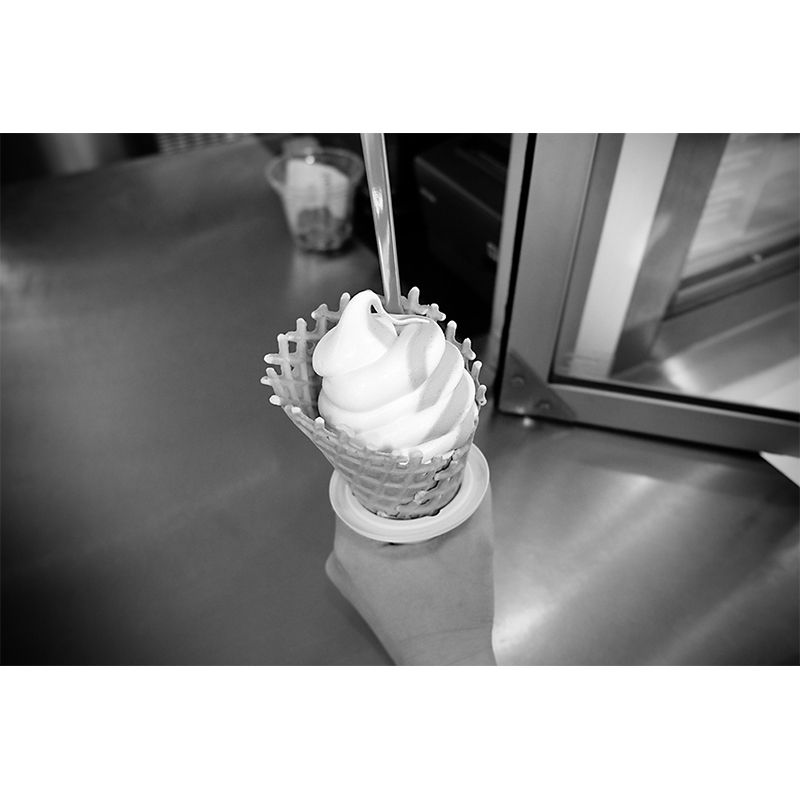 Ice Cream Wall Mural for Cream Shop Decor Contemporary Photography Wall Art