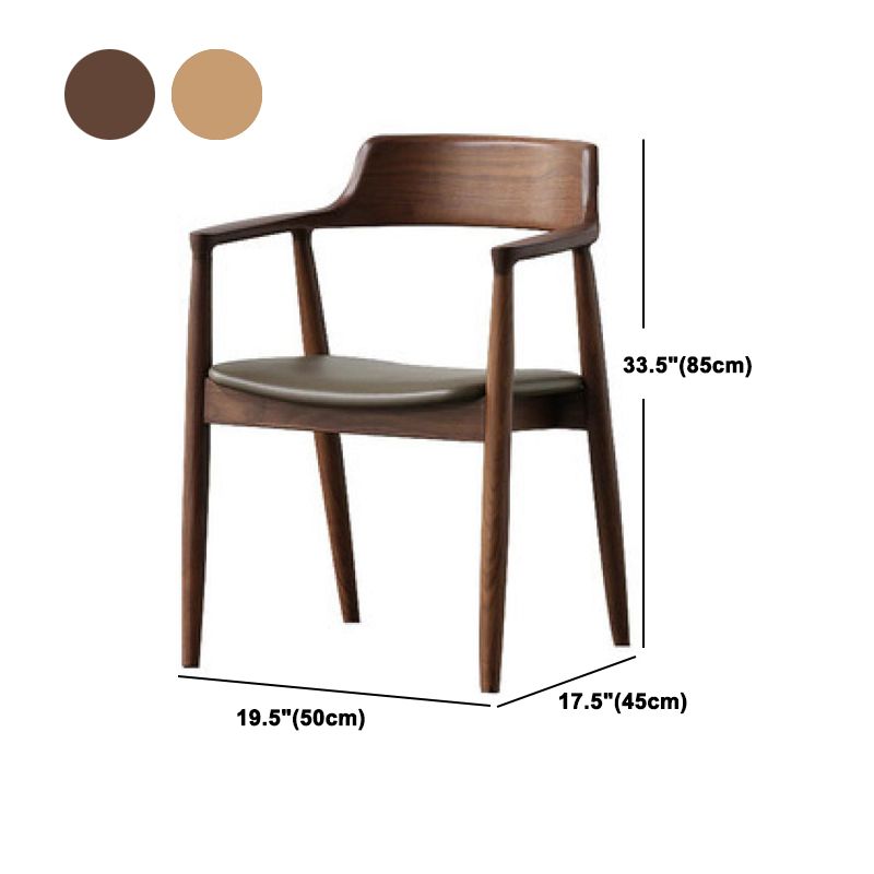 Modern Style Round Solid Wood Dining Set 1/2/4/5 Pieces Dining Set for Dining Areas