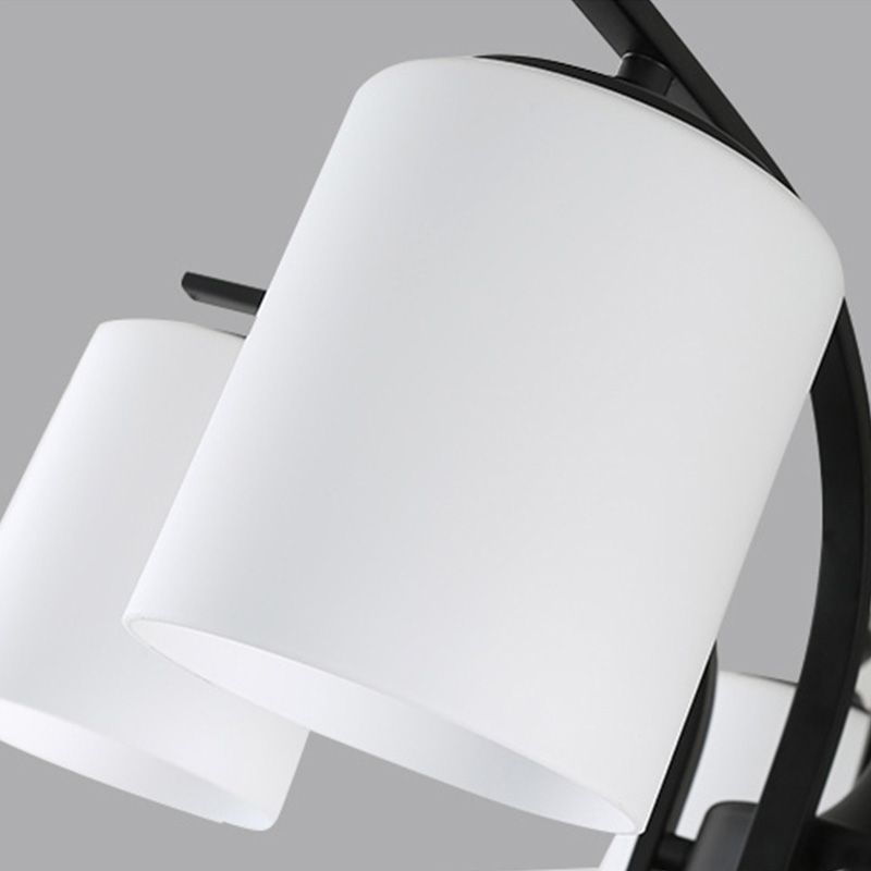 Modern Flush Mount Light Simple Ceiling Lamp with Glass Shade for Drawing Room Living Room