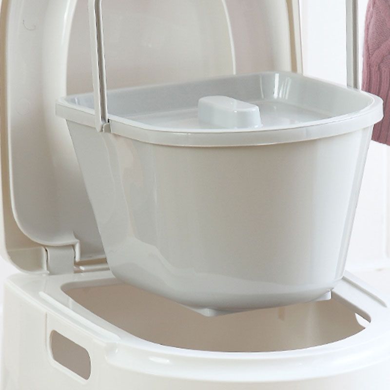 Modern Flush Toilet Plastic Round Floor Mount Urine Toilet for Bathroom