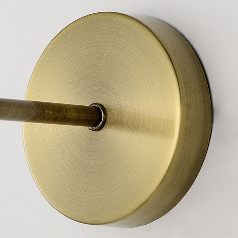 Iluminación de apliques de pared cilíndrica de metal de estilo moderno luz montada en la pared para dormitorio