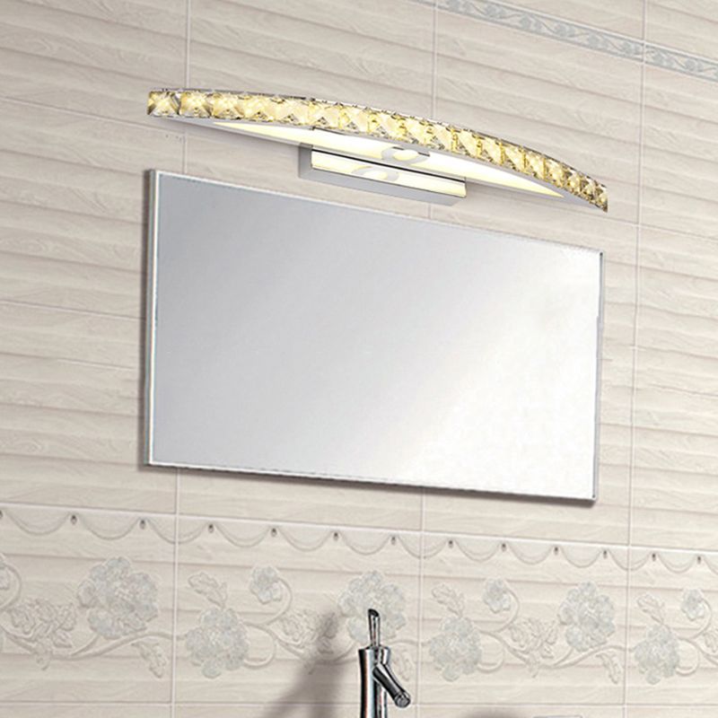 LED LINEAR LED lampe de vanité moderne Minimaliste Crystal Crystal Light