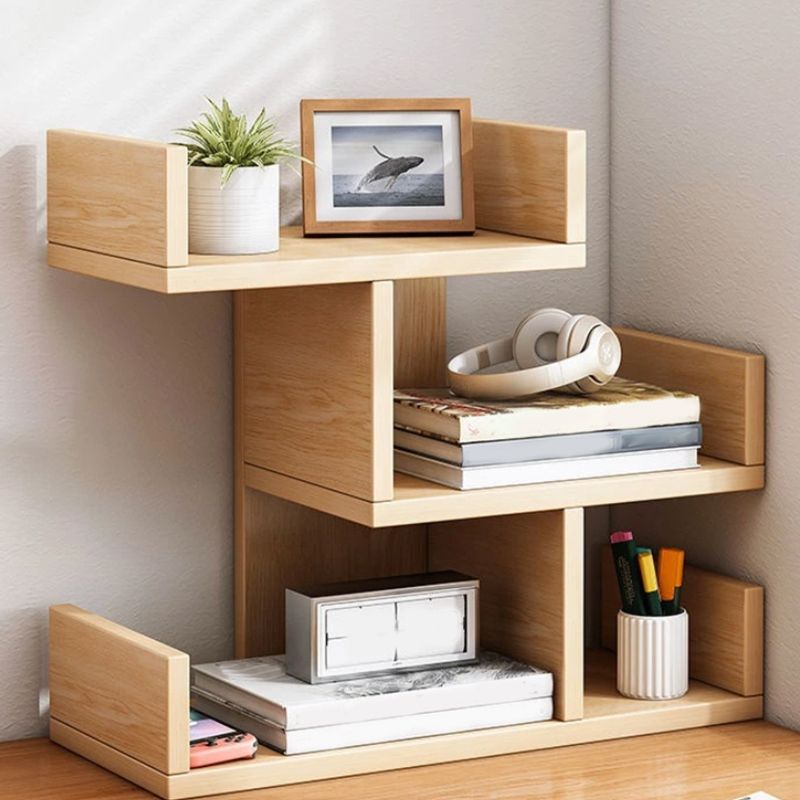 Urban Open Shelf Bookcase Engineered Wood Book Shelf with Shelves for Study Room