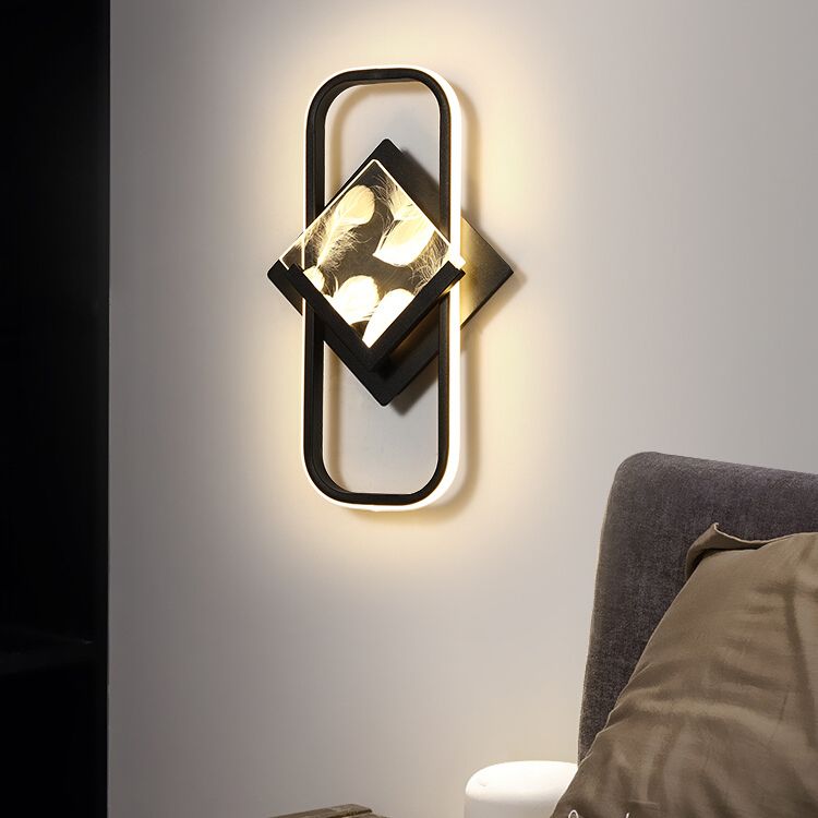 Moderne Stil Geometrie Form Wandleuchten Metall 2-Licht-Wandmontageleuchten