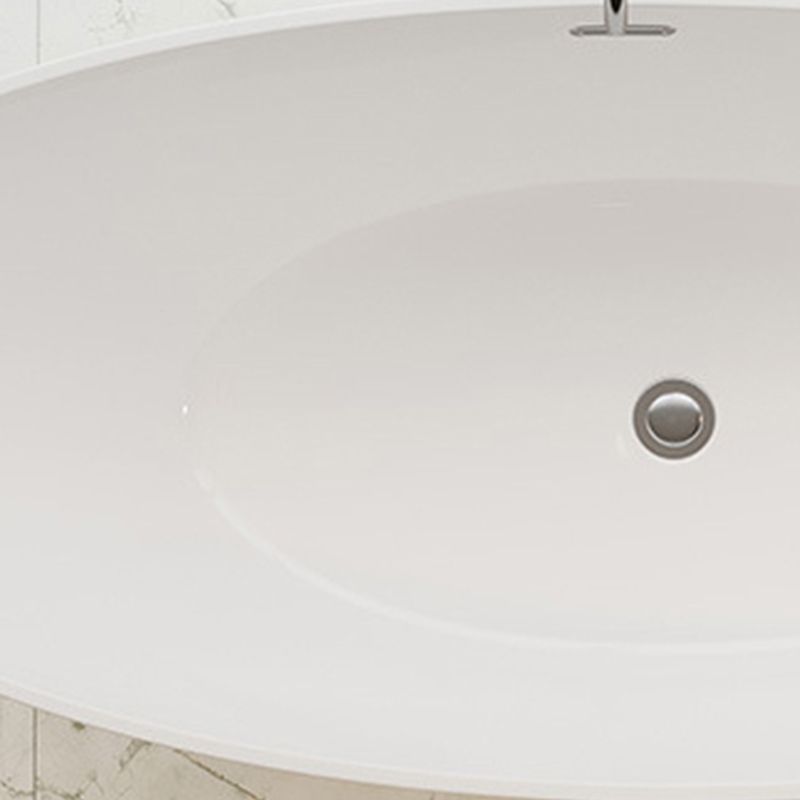 Acrylic Soaking Bathtub Antique Finish Single Slipper Bath Tub