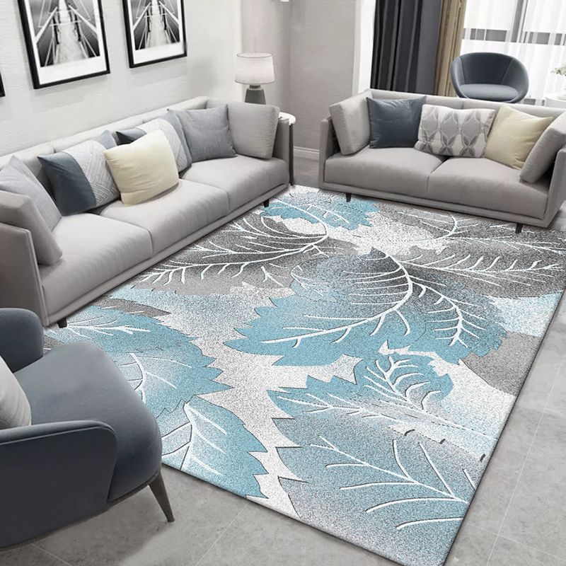 Groen Modern Rug Blending Planten Tapijt niet-slip achterste tapijt voor huisdecoratie