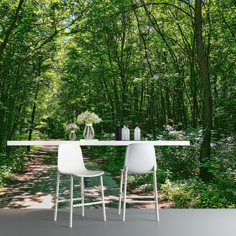 Photography Style Space Extension Mural Wallpaper Mildew Resistant for Room