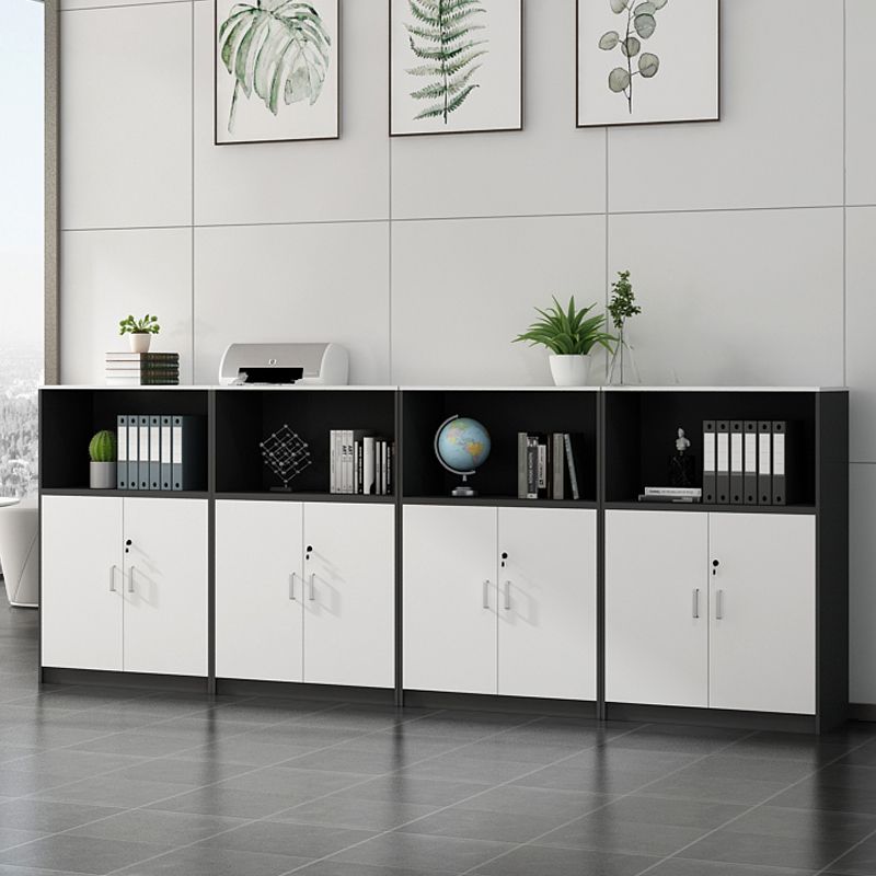 Contemporary Storage File Cabinet Wooden Frame Vertical Filing Cabinet