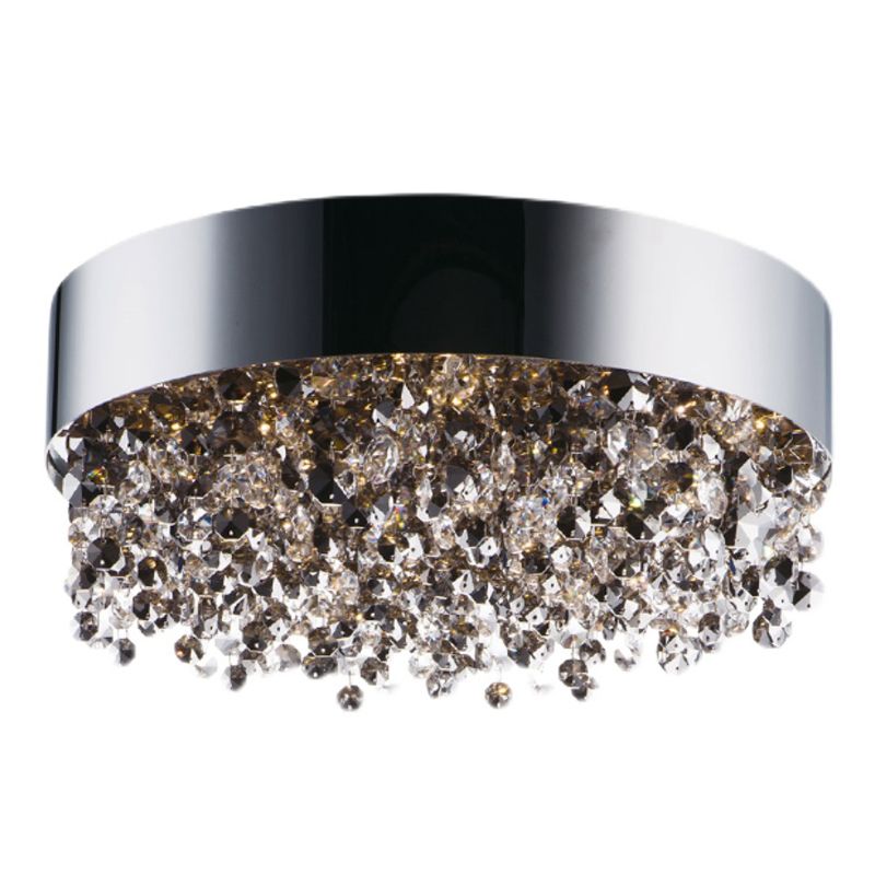 Luces montadas en el techo modernas de iluminación de techo de montaje empotrado de cristal gris