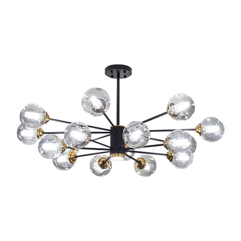 Lampade del lampadario in metallo sputnik moderno lampada sospesa per soggiorno