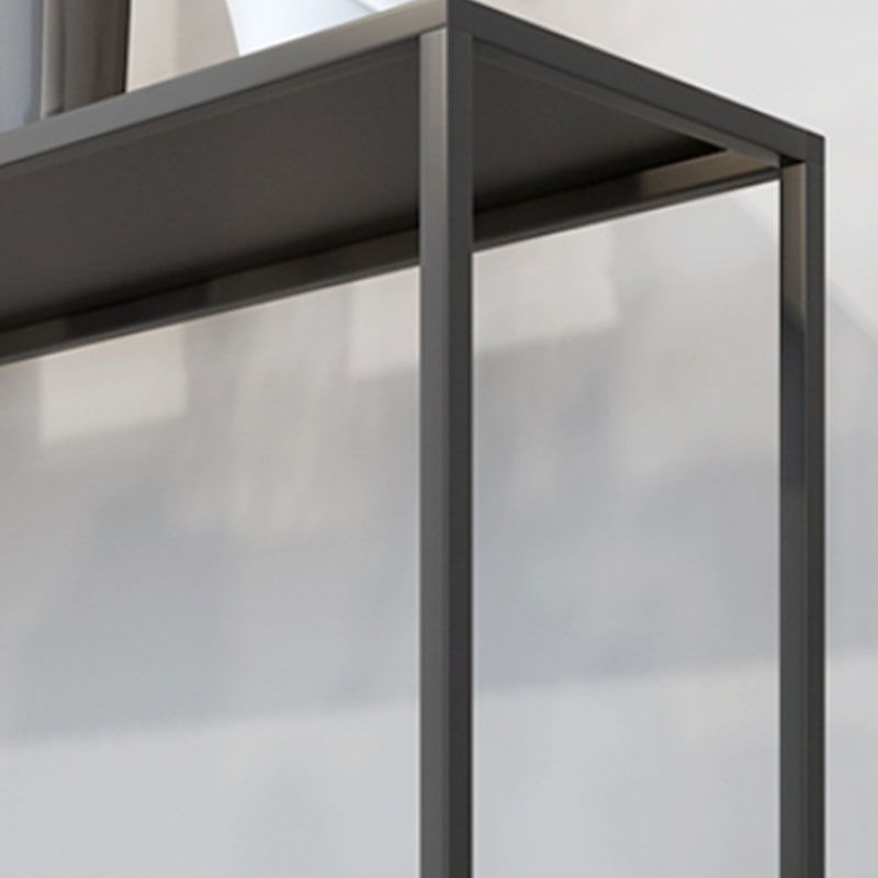 Iron Modern Console Table 9.84" W Frame Base Accent Table for Hall