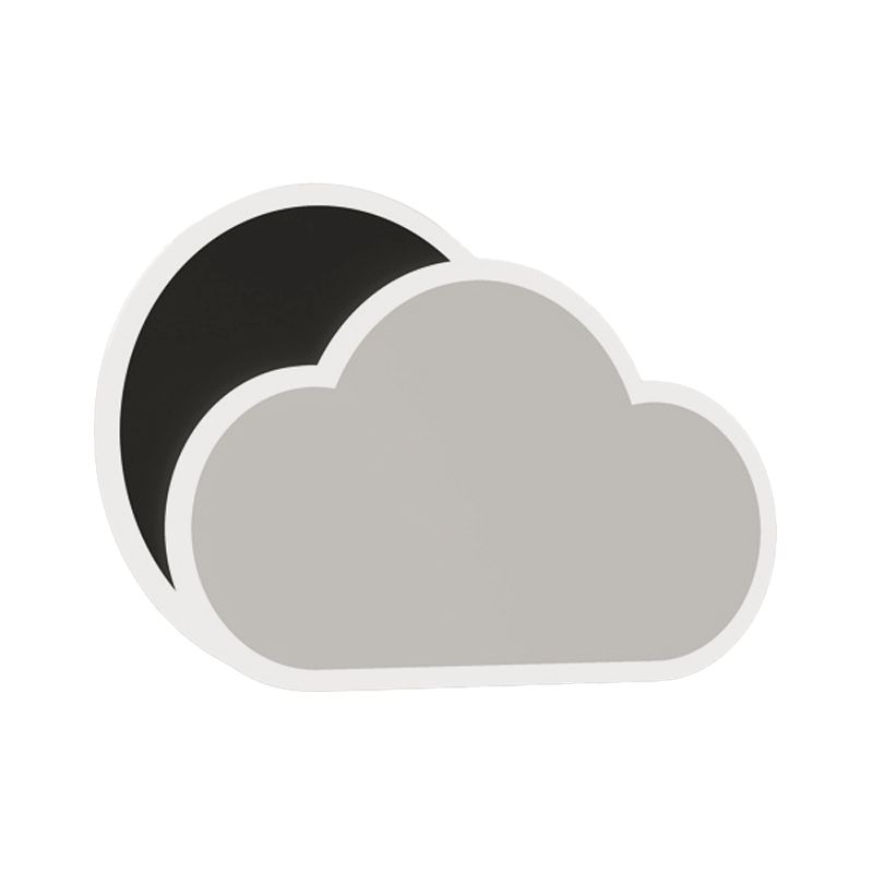 Modern LED Wall Lamp Children Wall Mount Lamp with Acrylic Shade for Bedroom