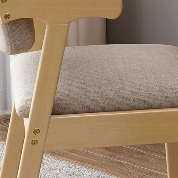Contemporary Dining Side Chair Solid Wood Open Back Dining Side Chairs
