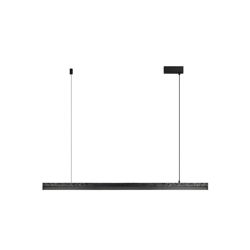 Contemporary Hanging Light Linear Stone Island Light Fixture for Dining Room