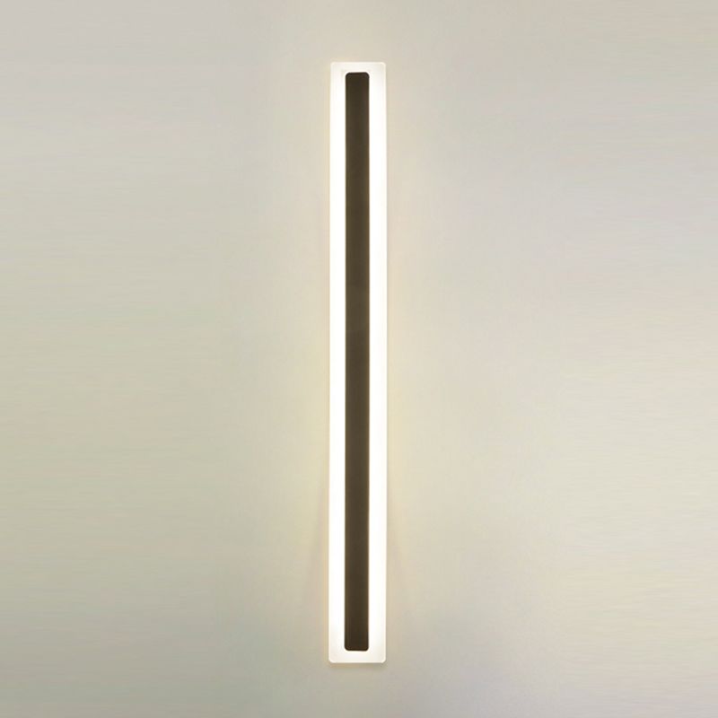 Linearer Schatten Metall Wandleuchter moderner Stil 1- Lichtwandhalterung Beleuchtung