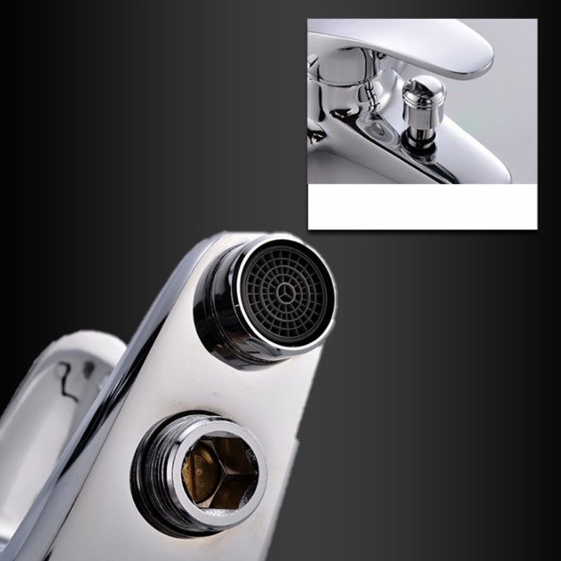 Modern Silver Tub Spout One Handle and Two Hole Brass Wall Mounted Faucet