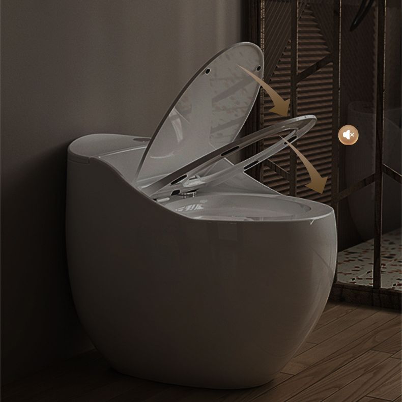 Modern Toilet Concealed Tank One-Piece Flush Toilet with Slow Close Seat