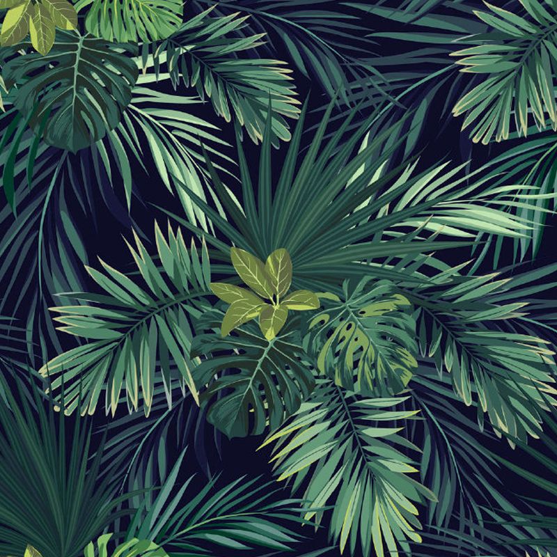 Various Botanical Mural Decal for Dining Room, Soft Color, Custom Size Available